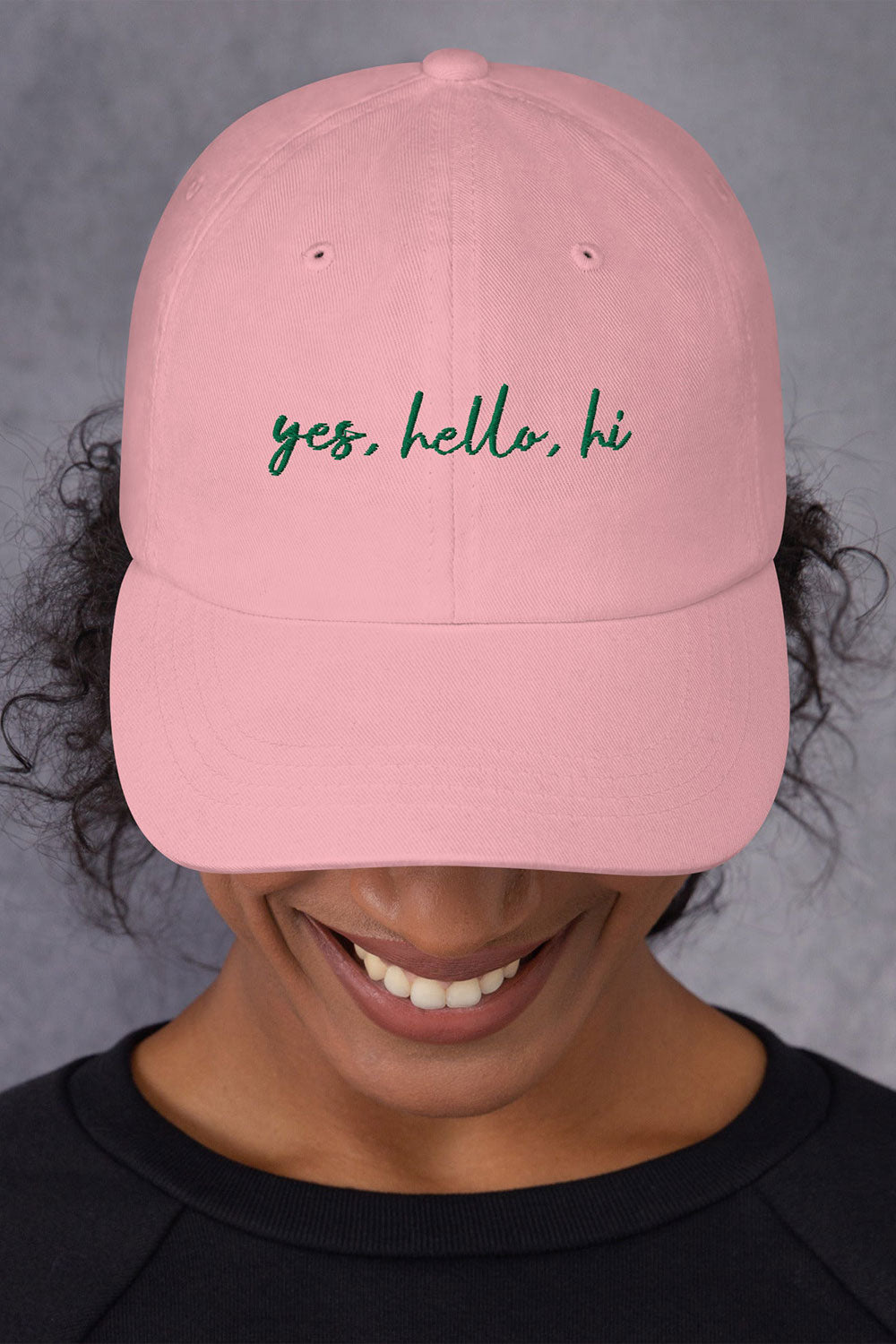 Yes, Hello, Hi (pastel)