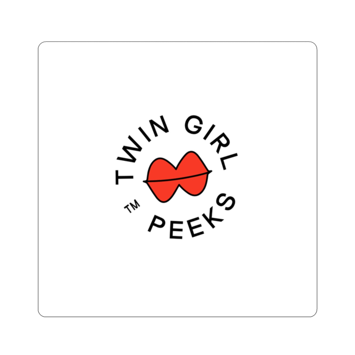 TGP Lips Logo Sticker